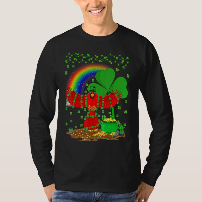Camiseta El cardenal cardenal arcoiris St Patrick's (Anverso)