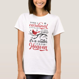Camiseta El Cardenal Parece Visitante De Heaven Navidades T