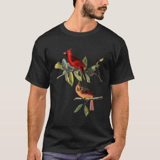Camiseta El Cardenal Rojo: Regalo De Hombres Con Pájaros Pa