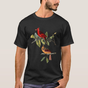 Camiseta El Cardenal Rojo: Regalo De Hombres Con Pájaros Pa