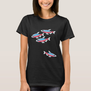 Camiseta El cardenal Tetra Schooling Tetra Community Fish