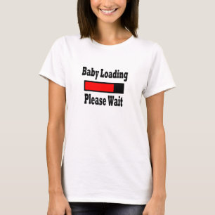 CAMISETA EL CARGAMENTO DEL BEBÉ, ESPERA POR FAVOR
