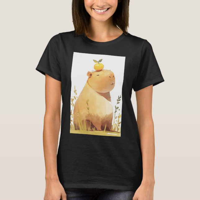 Camiseta El Carpincho que Llevaba una Naranja (Anverso)