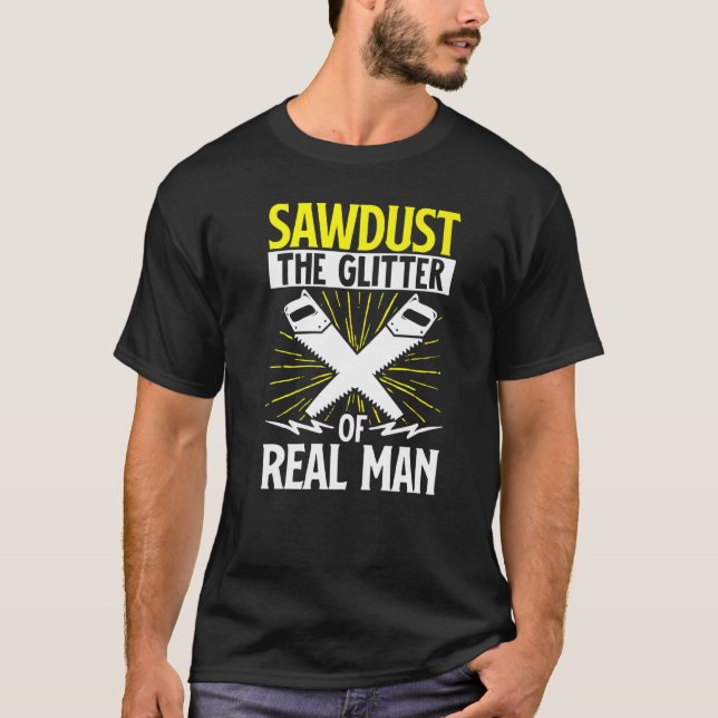 Camiseta El Carpintero De La Madera Funciona De Manera Grac (Anverso)