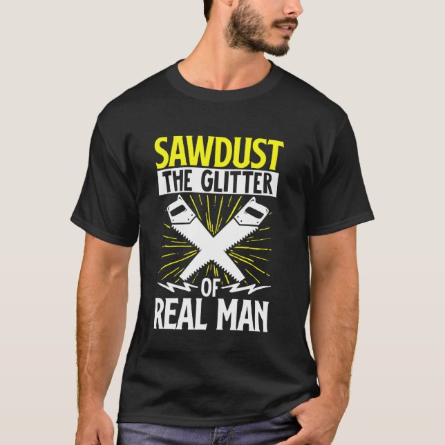Camiseta El Carpintero De La Madera Funciona De Manera Grac (Anverso)