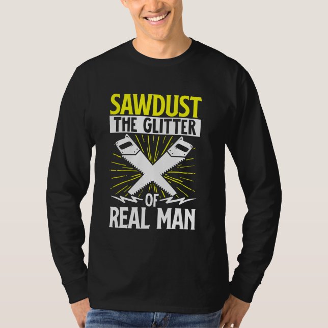 Camiseta El Carpintero De La Madera Funciona De Manera Grac (Anverso)