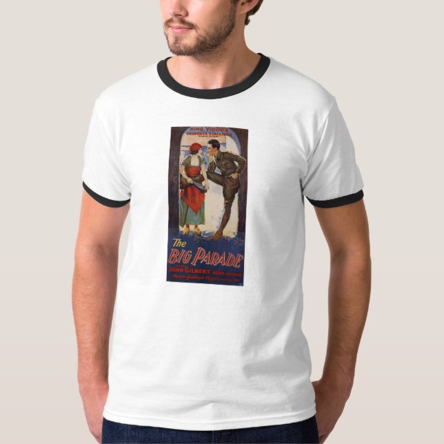 Camiseta "El cartel de película 1925 del desfile grande" (Anverso)