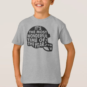 Camiseta El casco de fútbol es el gris más maravilloso