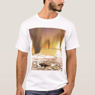 Camiseta El casquete glaciar polar del sur marciano