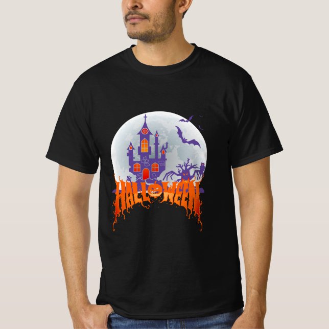 Camiseta El Castillo de Halloween (Anverso)