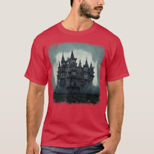 Camiseta El Castillo De Halloween En El Horror De La Luz De