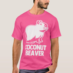 Camiseta El castor de coco (Capibara) es gracioso decir C s