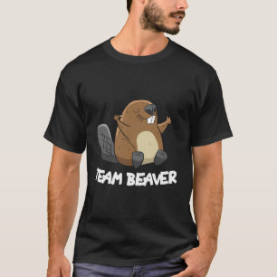 Camiseta El castor divertido de Team Beaver