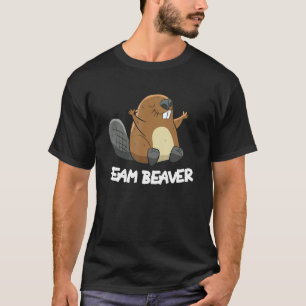 Camiseta El castor divertido de Team Beaver