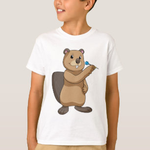 Camiseta El castor en Darts con Dart