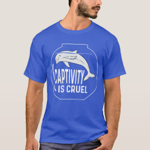 Camiseta El cautiverio es cruel Activistas de los derechos 