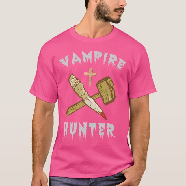 Camiseta El cazador de vampiros Drácula Larping (Anverso)