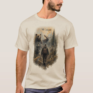 Camiseta El cazador, en el silencio salvaje