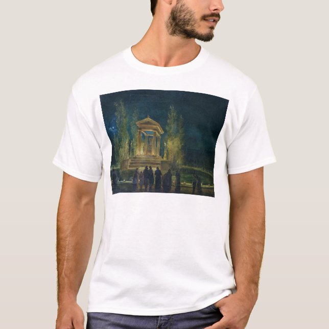 Camiseta El cenotafio de Jean-jacques Rousseau (Anverso)
