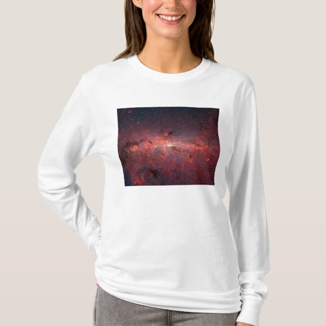 Camiseta El centro de la galaxia Vía Láctea (Anverso)