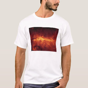 Camiseta El centro de la vía láctea encendido con polvo