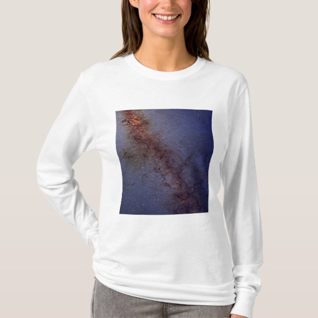 Camiseta El centro de nuestra Galaxia Vía Láctea (Anverso)