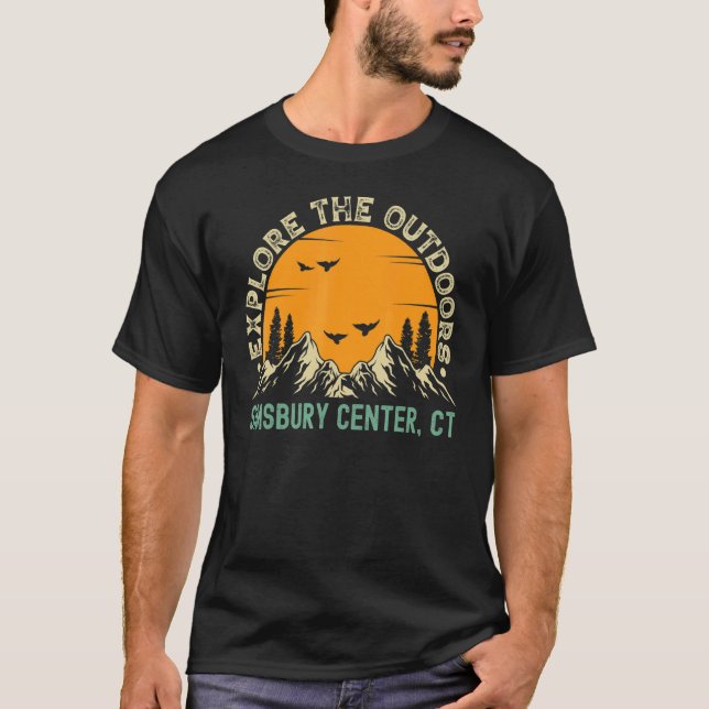 Camiseta El Centro Simsbury Connecticut Explora El Exterior (Anverso)