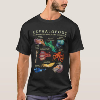 Camiseta El Cephalopod Octopus Squid Cuttlefish Y Nautil