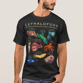 Camiseta El Cephalopod Octopus Squid Cuttlefish Y Nautil