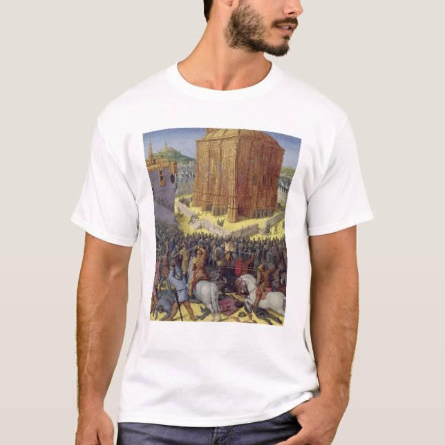 Camiseta El cerco de Jerusalén por Nebuchadnezzar (Anverso)