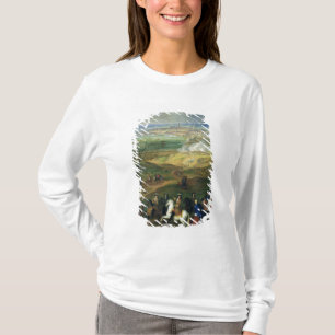 Camiseta El cerco de Mons por Louis XIV el 9 de abril de