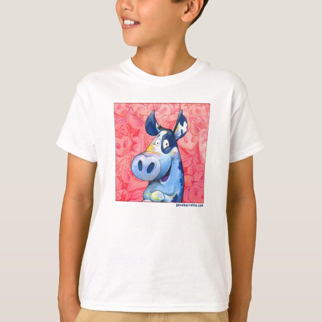 Camiseta El cerdo azul (Anverso)