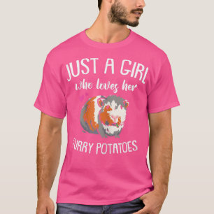 Camiseta El cerdo guineano ama solo a una Chica que ama su