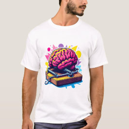 Camiseta El cerebro atrapado en una trampa - ¡Piénsenlo dos