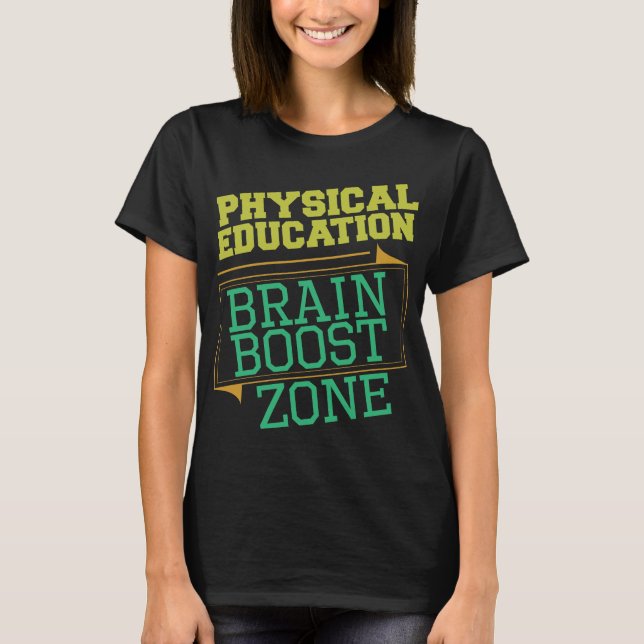 Camiseta El cerebro del PROFESOR de la EDUCACIÓN FÍSICA (Anverso)