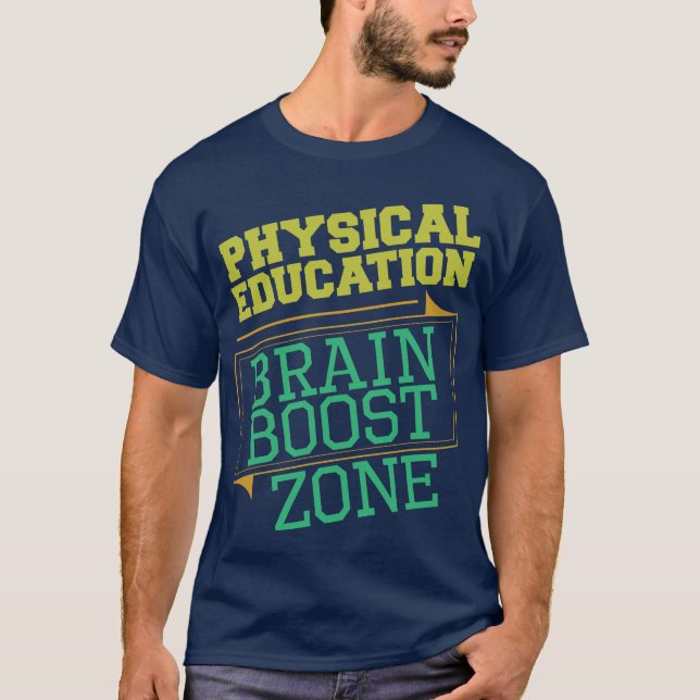 Camiseta El cerebro del PROFESOR de la EDUCACIÓN FÍSICA (Anverso)