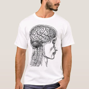 Camiseta El cerebro humano - grabado antiguo