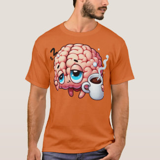 Camiseta El cerebro necesita café 1