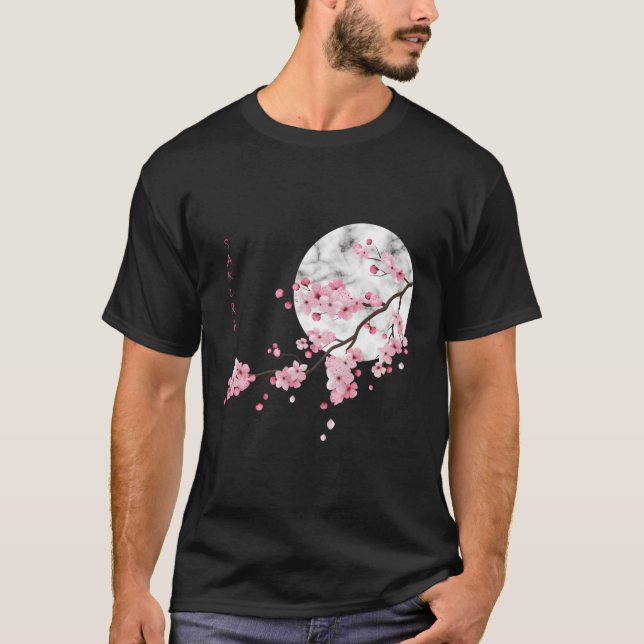 Camiseta El Cerezo De Sakura Florece En Japón (Anverso)