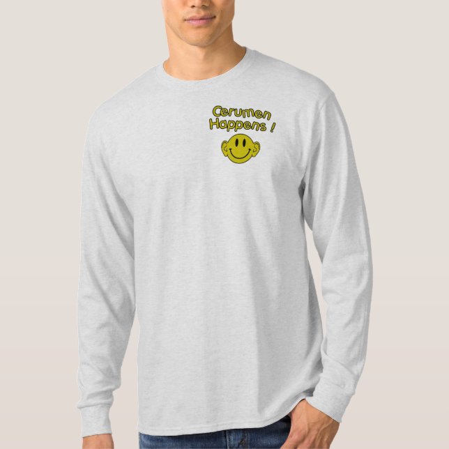 Camiseta el cerumen sucede (Anverso)