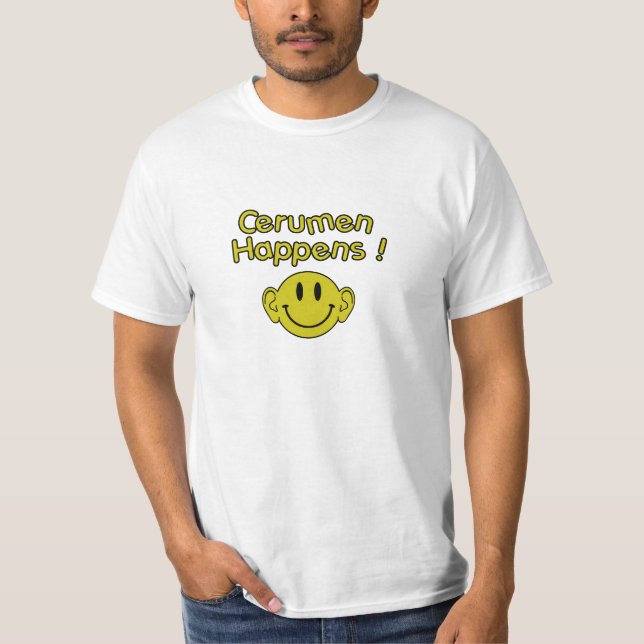 Camiseta el cerumen sucede (Anverso)