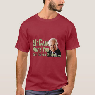 Camiseta El césped de John McCain