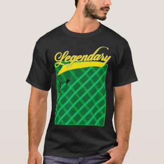 Camiseta El césped que siembra rayas de hierba es gracioso 