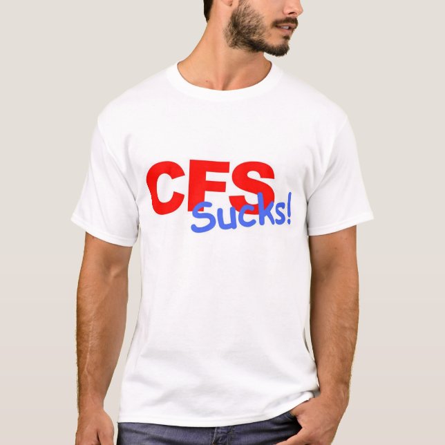 Camiseta El CFS chupa (Anverso)