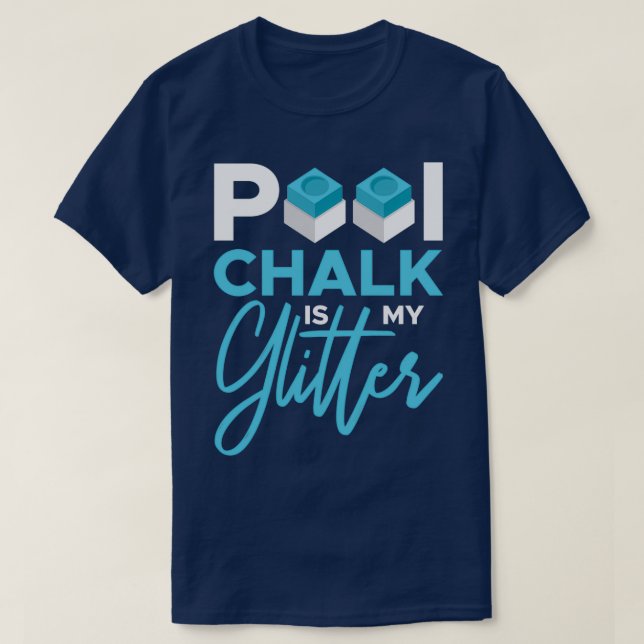 Camiseta El Chalk De La Piscina Es Mi Piscina Purpurina 8 R (Diseño del anverso)