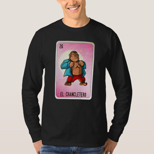 Camiseta El Chancletero Mexican Slang Lottery Bingo Cards   (Anverso)