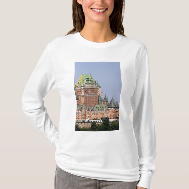 Camiseta El Chateau Frontenac en la ciudad de Quebec, Canad (Anverso)