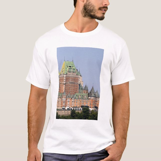 Camiseta El Chateau Frontenac en la ciudad de Quebec, Canad (Anverso)