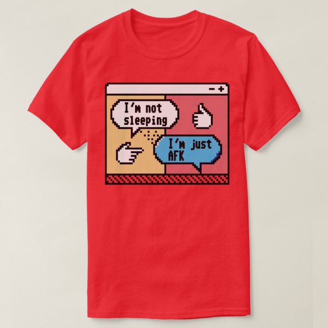 Camiseta El Chatter Pixelado La Confesión AFK (Diseño del anverso)