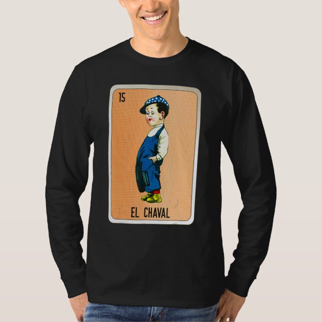 Camiseta El Chaval Mexican Slang Lottery Bingo Cards (Anverso)